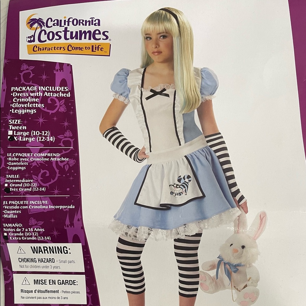 New in Bag Alice Costume